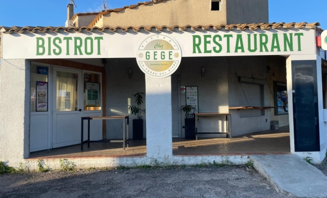 Réalisation d'enseigne Chez Gégé à Latour-bas-Elne, Saint-Cyprien, Impulse Communication